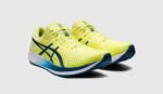⁦ASICS GEL Hyper Speed Glow Yellow Deep Sea Teal - נעלי אסיקס⁩ – תמונה ⁦2⁩
