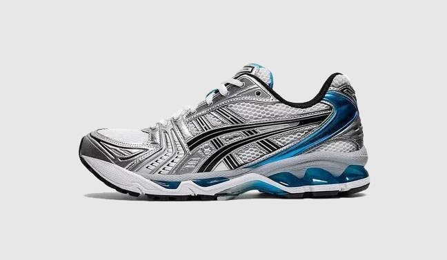 123- (36) ASICS Gel-Kayano 14 White Aizuri Blue - נעלי אסיקס – תמונה 1