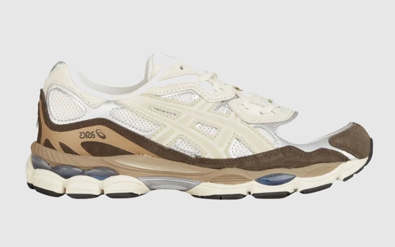 A- (1) Asics Gel Nyc Cream Brown - נעלי אסיקס – תמונה 1