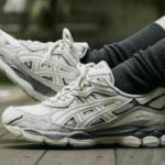 ⁦Asics Gel NYC Oyster Gray - נעלי אקסיקס⁩ – תמונה ⁦7⁩