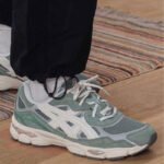 ⁦Asics Gel NYC Smoke Green - נעלי אקסיקס⁩ – תמונה ⁦4⁩