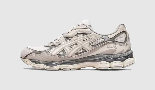 S (18) Asics Gel NYC Cream Oyster Grey - נעלי אסיקס – תמונה 1
