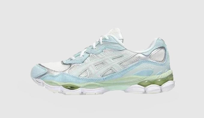 S (29) Asics Gel NYC Cream Aquamarine - נעלי אסיקס – תמונה 1