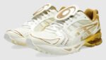 ⁦Asics Gel-Kayano 14 The Museum Visitor Cream Gold - נעלי אקסיקס⁩ – תמונה ⁦2⁩