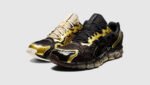 ⁦Asics Gel-Quantum 360 6 GmbH Rich Gold Black Coffee - נעלי אקסיקס⁩ – תמונה ⁦3⁩