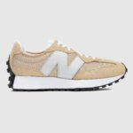 NEW BALANCE 327 WOMENS BEIGE / SILVER TRAINERS - נעלי ניו באלאנס